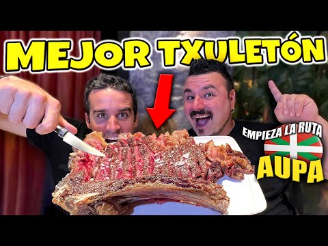 Trying THE BEST T-BONE STEAK in BILBAO | The AUPA ROUTE begins and I have €6000 for 10 DAYS😍
