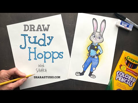 How to draw Judy Hopps