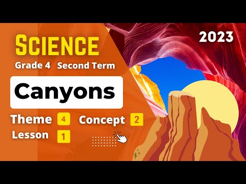 Grade 4 | SCIENCE | Unit 4 - Concept 2 - Lesson 1 | Canyons