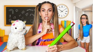 I Built a SECRET SCHOOL in my Room! *BAD IDEA*
