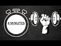 4 MINUTE Total Body Workout Homeworkout Beginners Dumbbell