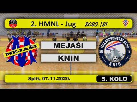 2. HMNL Jug, 5. KOLO: MEJAŠI - KNIN  5:2, 07.11.2020.