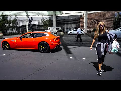 MY WIFE HATES UBER SO I RENTED A CHEAP VEGAS FERRARI! ONLY $450 Video