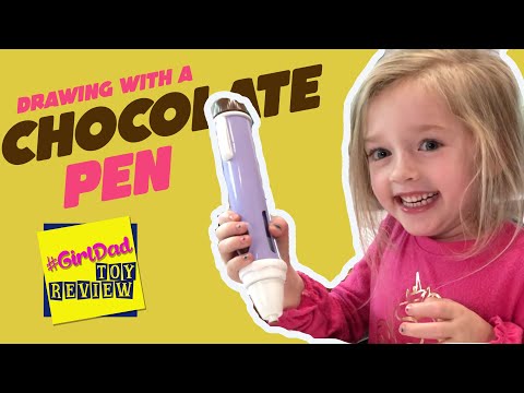 Writing with Chocolate! - Real Cooking Chocolate Pen