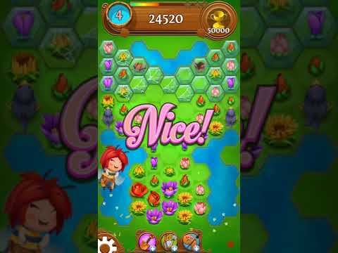 Blossom Blast Saga 684 level. No boosters.