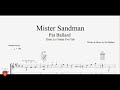 Pat Ballard Mister Sandman Guitar Lesson Tabs