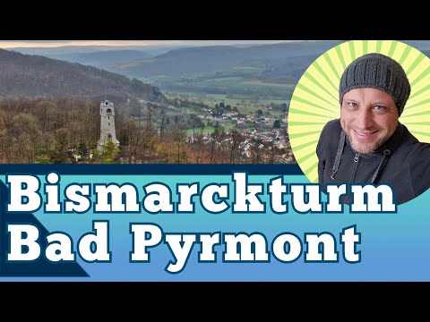 Der Bismarckturm Bad Pyrmont von oben - Wandern Hünenburg Bismarckturm am Königsberg Weserbergland
