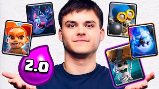 I BEAT Clash Royale With Only 2 ELIXIR Cards - Deck Guide by Ian77