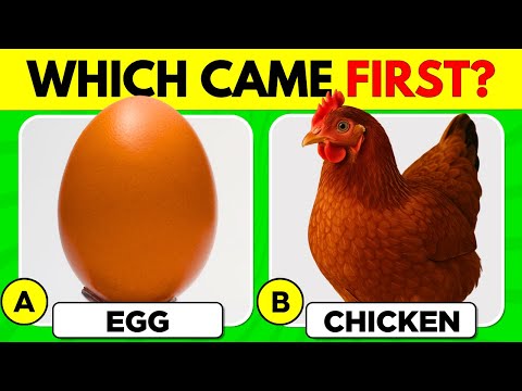 Which Came First Quiz 🥚🐔 | Fun Trivia Challenge | Test Your General Knowledge!