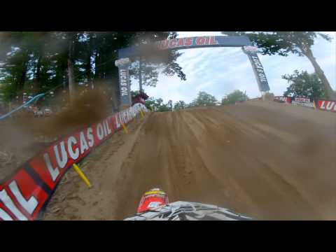 GoPro HD: Alex Martin Moto 2 Lap 2012 Lucas Oil Pro Motocross Championship Southwick