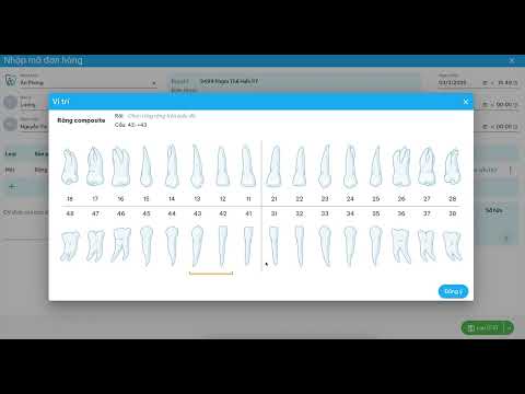 DentalSO - Hướng Dẫn Nhập Đơn Hàng Tháo Lắp