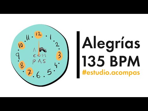 Compás por Alegrías Rápido -135 BPM | Flamenco A Compás - clases de flamenco en Sevilla