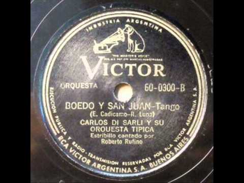 ROBERTO RUFINO  -  BOEDO Y SAN JUAN  -  TANGO