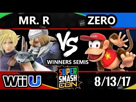 Smash Con 2017 Smash 4 - BC | Mr. R (Cloud, Sheik) Vs. TSM | Zero (Diddy Kong) Wii U WS