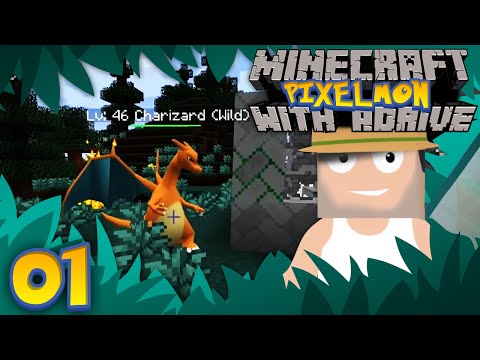 Minecraft PIXELMON with aDrive! Ep01 "A New Server and Journey!" - PocketPixels White Let's Play!
