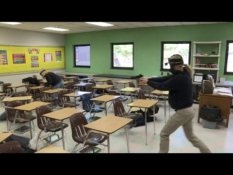 Aux Etats-Unis, des enseignants s'entraînent contre les tueurs armés