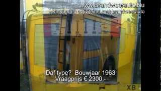 preview picture of video 'Daf Brandweerauto's Uit Jaren 60 Die Op 2 September 2012 In Nederland Te Koop Staan'