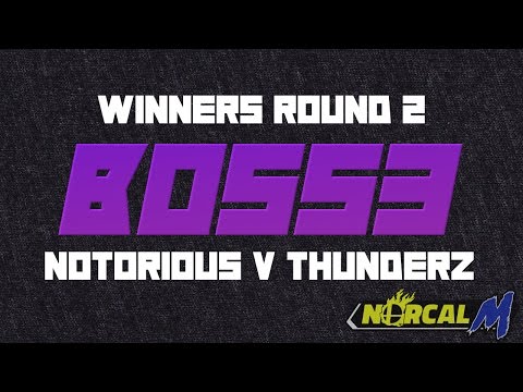 BOSS3 - Winners R2 - Notorious (Captain Falcon) v ThundeRzReiGN (Captain Falcon)