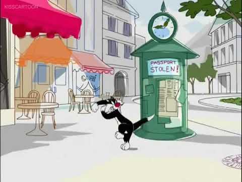 Pepé Le Pew and Penelope Pussycat's scene in Tweety High-Flying Adventure