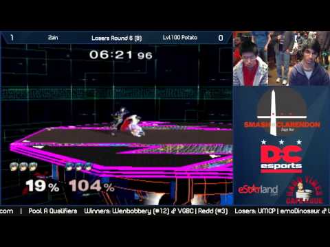 Smash @ Clarendon (12/19/2014) LR6B - Zain vs. Lvl 100 Potato