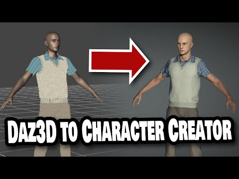 Convert clothes from Daz Studio over to Character Creator