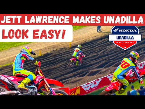 Jett Lawrence Makes Unadilla Look EASY!! ZERO ACCESS