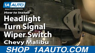 How to Replace Combination Switch 97-03 Chevy Malibu