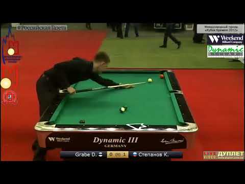 Denis  Grabe (EST)   vs Konstantin  Stepanov (RUS) Kremlin Cup Open 9-ball 2012