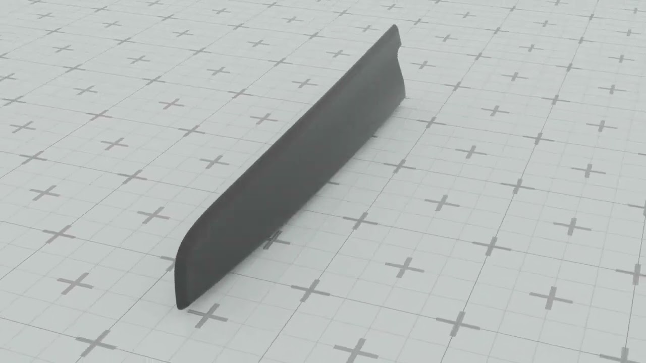Trunk Door Trim Plate for TOYOTA AVENSIS T210-220 3D Print Model