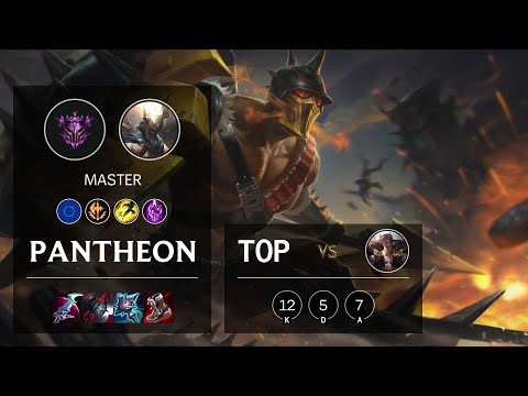 Pantheon Top vs Sett - EUW Master Patch 11.12