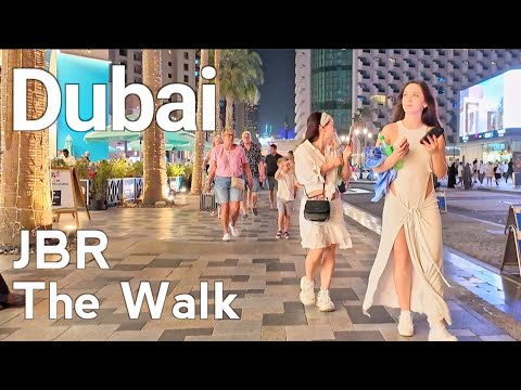 Dubai 4K🇦🇪 Amazing The Walk, JBR Walking Tour