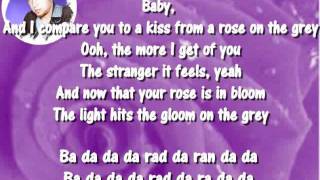 Lee DeWyze:  &#39;Kiss From A Rose&#39;  W/Lyrics