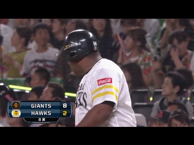 【8回裏】ホークス・デスパイネが反撃のタイムリー!! 2018/6/12 H-G