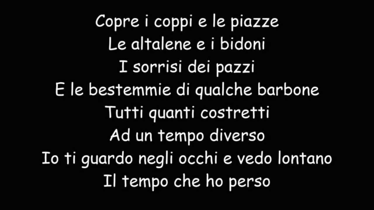 La neve se ne frega - Ligabue (Testo)