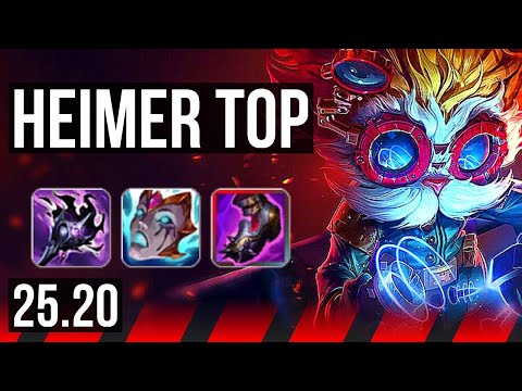 HEIMERDINGER vs FIORA (TOP) | 16 solo kills, 68k DMG, Legendary | KR Diamond | 25.20