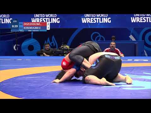 BRONZE Women's GP No-Gi - +71 kg: M. ZASZCZUDLOWI (POL) v. V. KORENIUGINA (RUS)