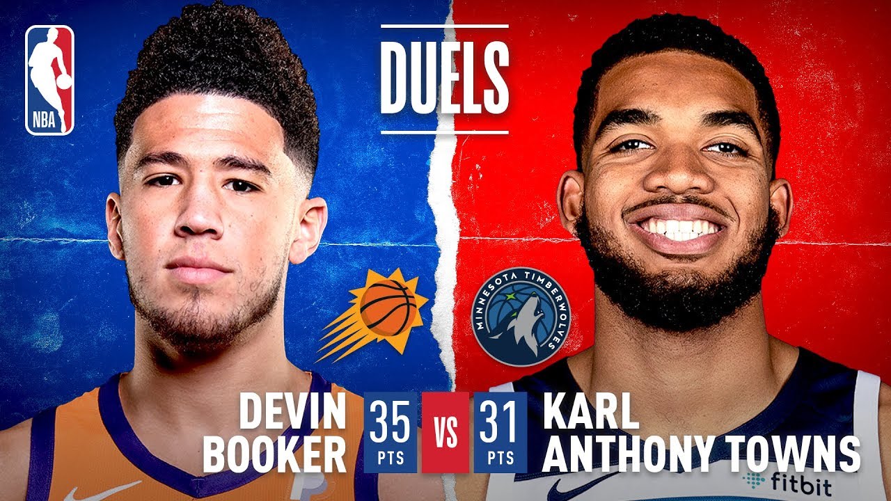 Devin Booker ne tremble pas face à KarlAnthony Towns