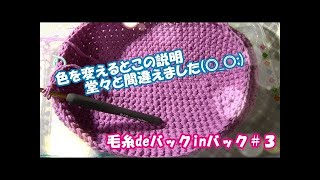 毛糸deバックinバック＃１