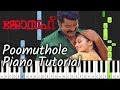 Poomuthole Piano Tutorial Notes MIDI Jospeh Malayalam Song