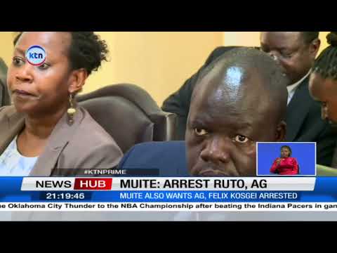 Paul Muite request  for the arrest of President Ruto, Attoney General and Head of Public Service