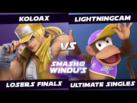 Smash @ Windu's 207 - Koloax (Terry) vs LightningCam (Diddy Kong) - Losers Finals SSBU