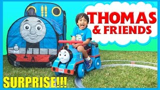 GIANT THOMAS AND FRIENDS SURPRISE TENT and Train Power Wheels GIANT THOMAS AND FRIENDS SURPRISE TENT and Train Power Wheels