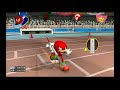 Mario Sonic At The Olympic Games Javelin Throw Knuckles