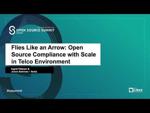 Flies Like an Arrow: Open Source Compliance with Scale in Telco Environment