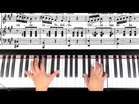 Nicola Vaccai - Piano accompaniment - Come il candore - A major High Voice