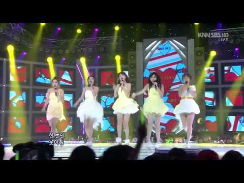 [Girls day, hold me once] 110717, SBS popular song, HD, Girls day - Hold me once