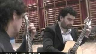 Welsh-Argentine Guitar duo (Adam Khan & Luis Orias Diz) perform 'Milongarrugada' by Marcelo Coronel