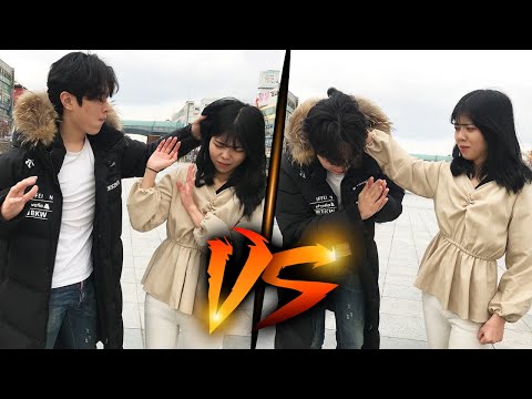 데이트 滝행,남자 VS 여자 | 사회실험 (데이트 폭행, 남자  VS 여자 | 사회실험)