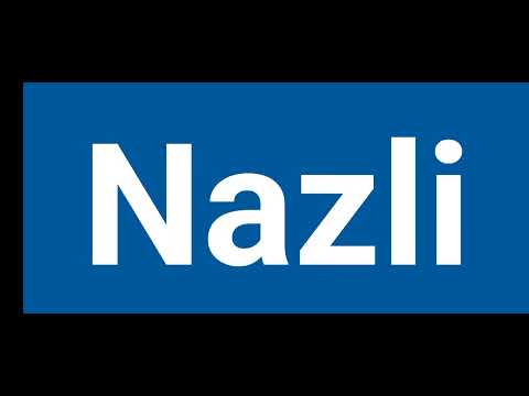 how to pronounce nazli | pronounce nazli | pronunciation of nazli | nazli name status
