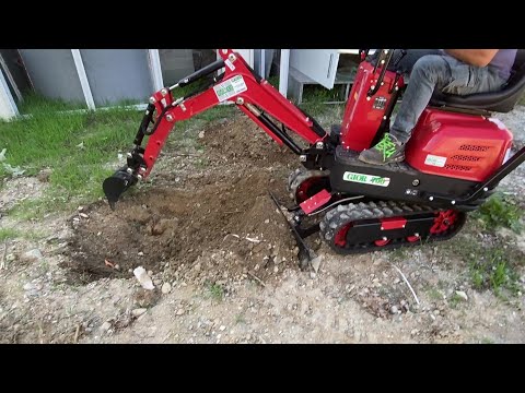 MiniEscavatore GIOR 700 PRO Braccio Allungato con Benna Scavo cm 30 / 45 - NUOVO da Giordano Cairo